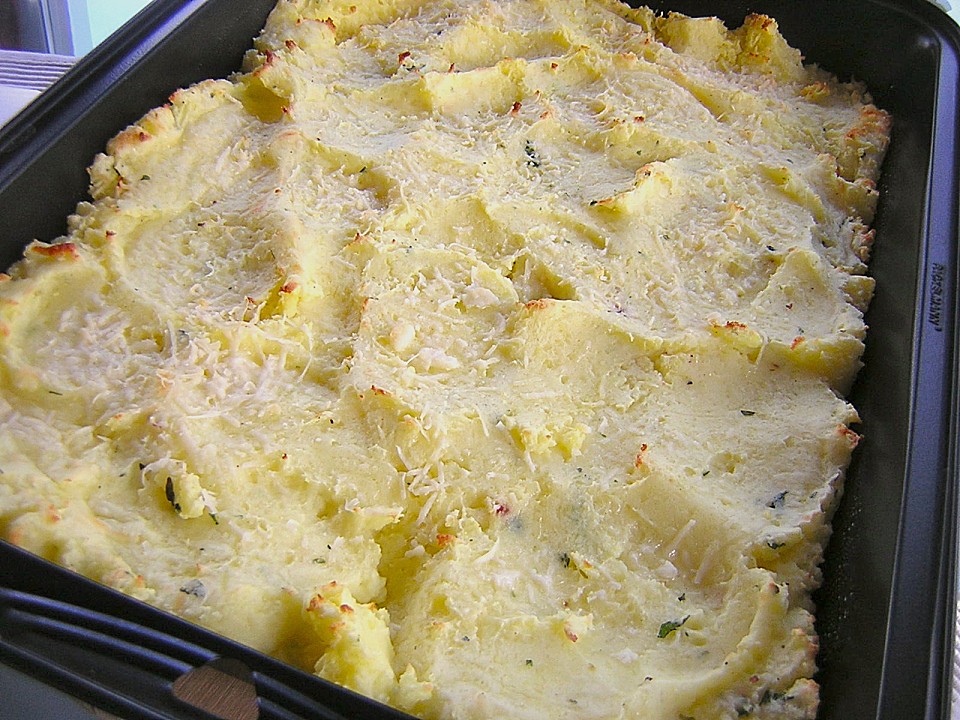 Italienisches Käse - Kartoffelpüree aus dem Ofen von jonielady ...