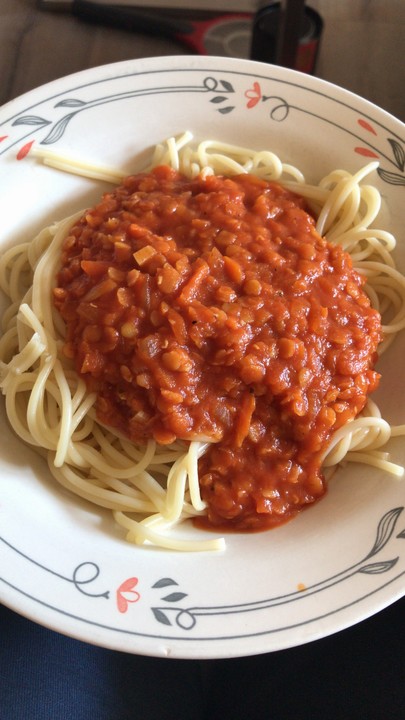 Bolognese von roten Linsen von SteffyPeter | Chefkoch.de