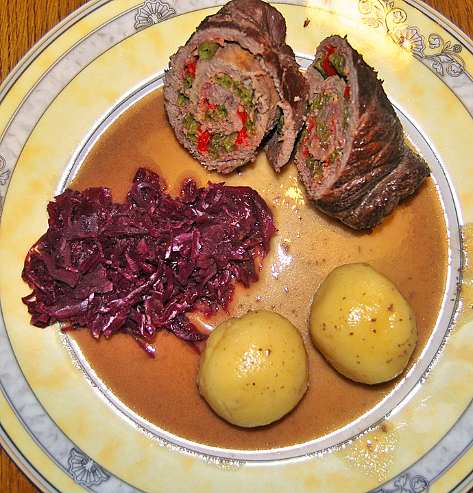 Rinderroulade mit Paprika - Bohnen - Füllung von bär131057 | Chefkoch.de