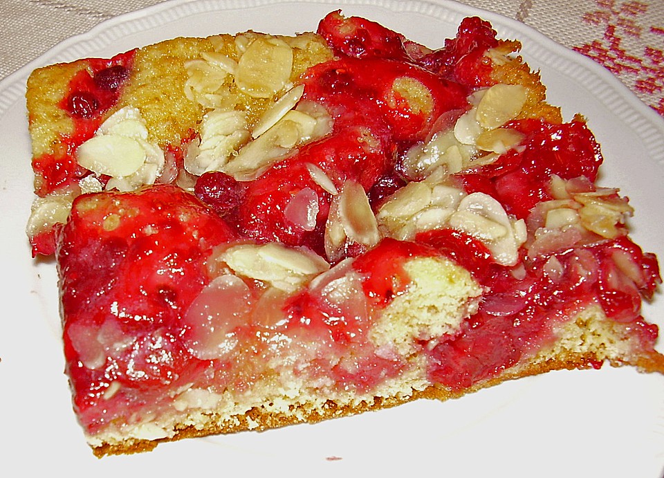 Butterkuchen mit roter Grütze von mima53 | Chefkoch.de