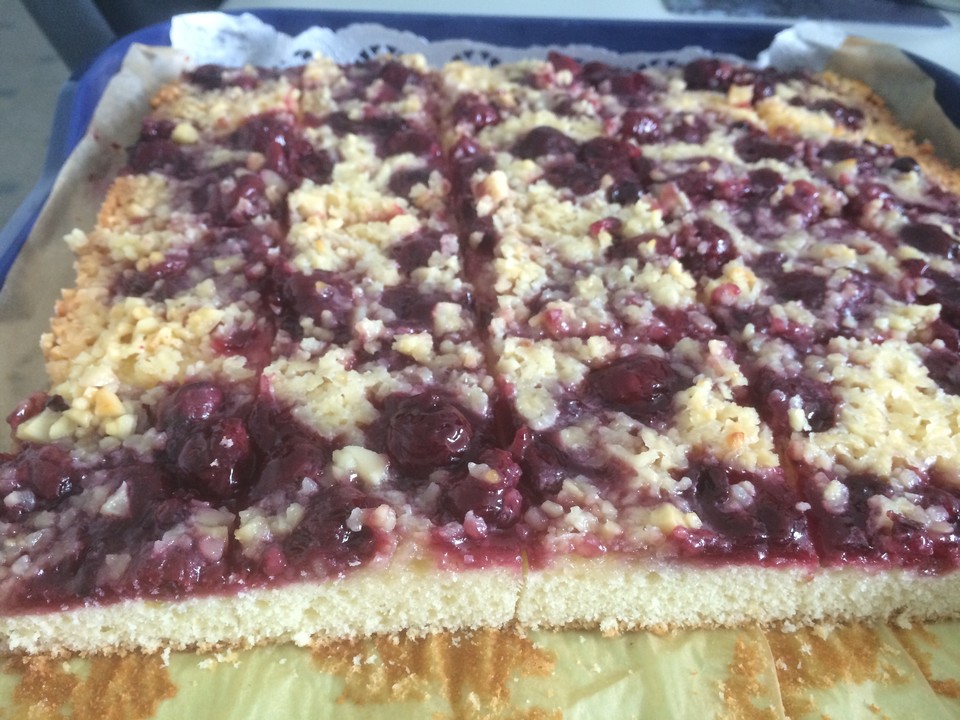 Butterkuchen mit roter Grütze von mima53 | Chefkoch.de