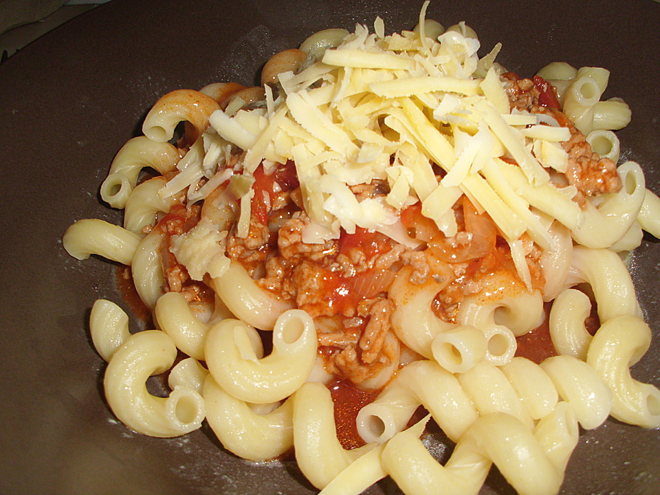 Nudeln mit Bolognese von knueddel | Chefkoch.de