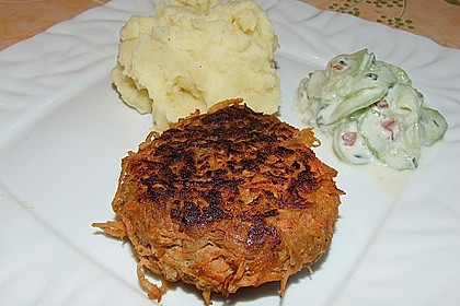 Hackfleisch - Möhren - Frikadellen 2