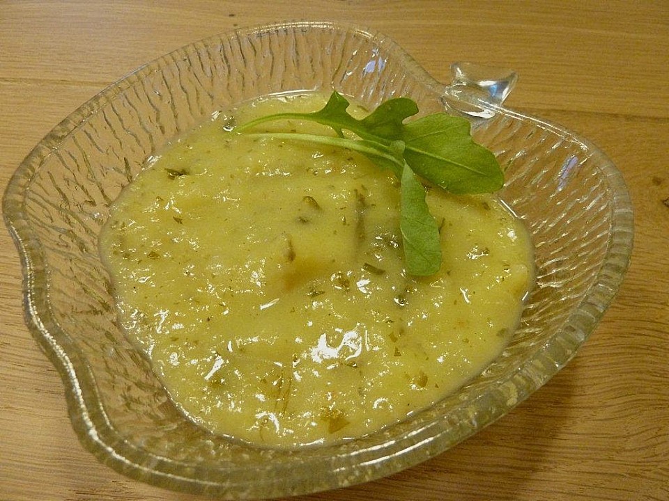 Kartoffelsuppe mit Apfel und Rucola von schlemmertopf | Chefkoch.de