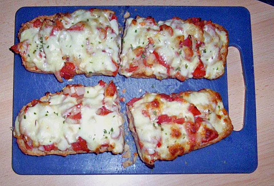 Ciabatta á la Bruschetta, mit Mozzarella überbacken von KeralaCooking ...