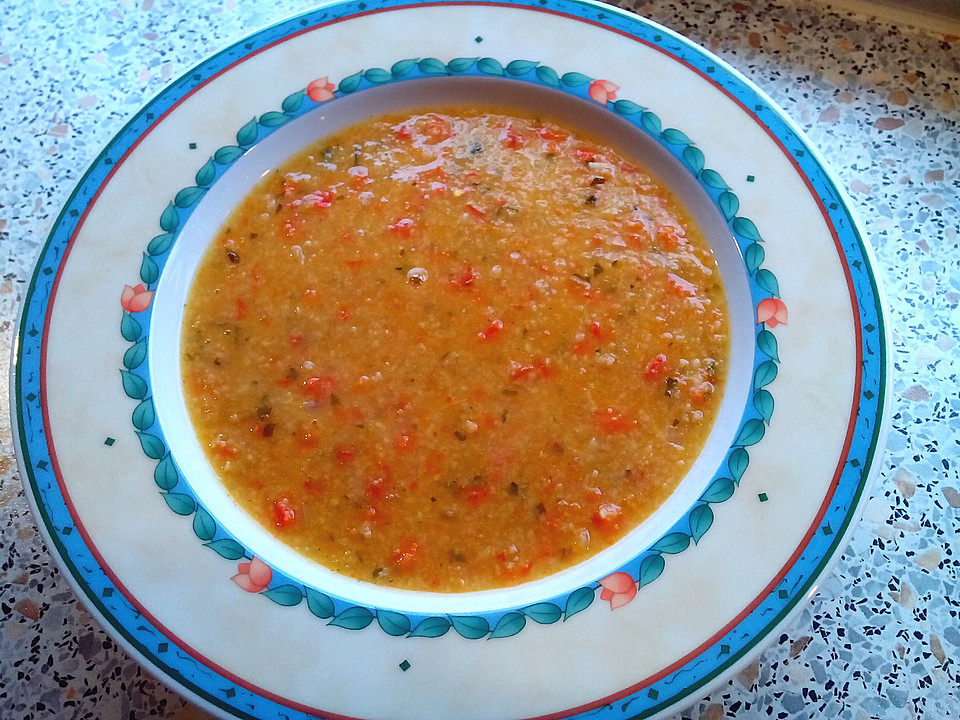 Paprika - Grünkern - Suppe von Safaro | Chefkoch.de