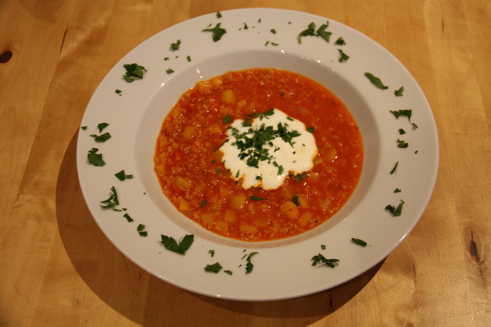 Paprika - Grünkern - Suppe von Safaro | Chefkoch.de