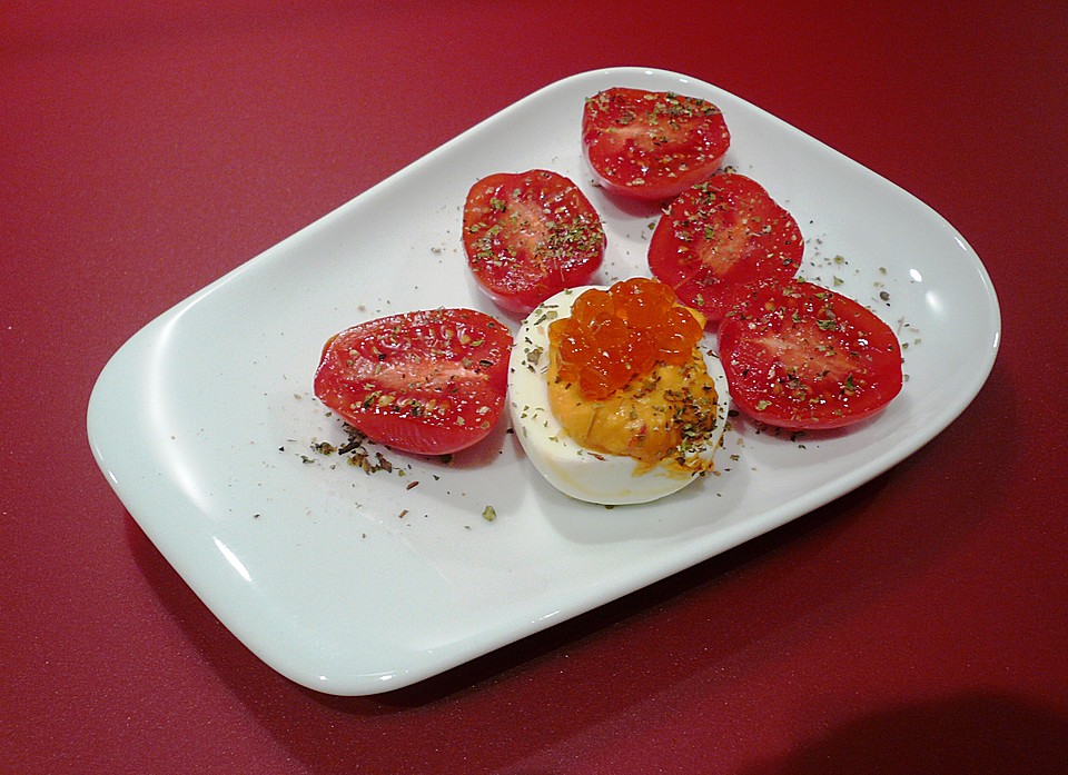 Gefüllte Eier mit Paprika von Sivi | Chefkoch.de