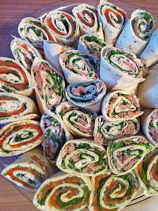 Mini Wrap Rollen 3 Fingerfood Rezepte Rezepte Kochrezepte
