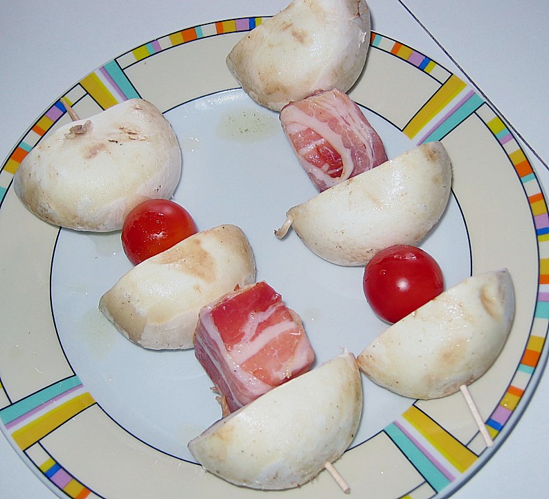 Champignon - Käse - Spieße von sabbel007 | Chefkoch.de