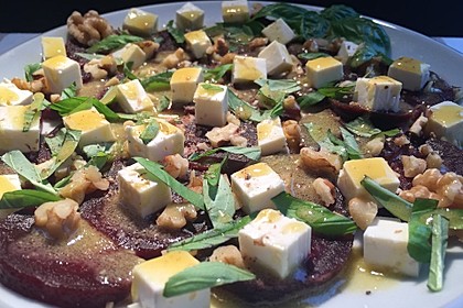 Rote Bete - Salat mit Schafskäse 11