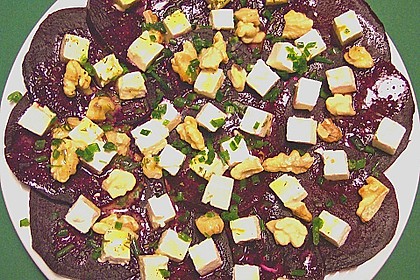Rote Bete - Salat mit Schafskäse 15