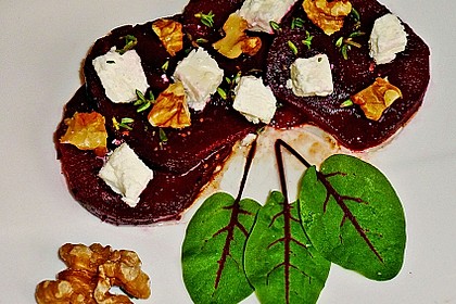 Rote Bete - Salat mit Schafskäse 6
