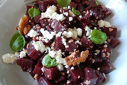 Rote Bete - Salat mit Schafskäse 8
