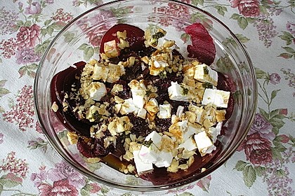 Rote Bete - Salat mit Schafskäse 14