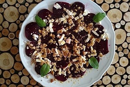 Rote Bete - Salat mit Schafskäse 5