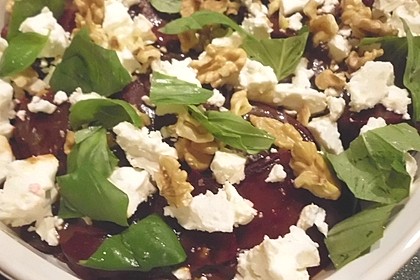 Rote Bete - Salat mit Schafskäse 10