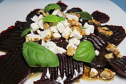 Rote Bete - Salat mit Schafskäse 13