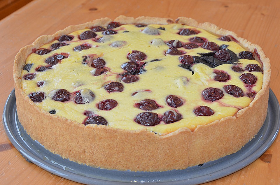 Mohn - Käsekuchen mit Kirschen von krikri | Chefkoch.de