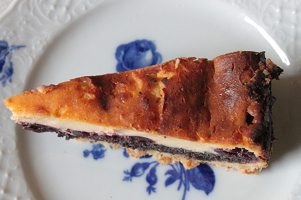 Mohn - Käsekuchen mit Kirschen von krikri | Chefkoch.de