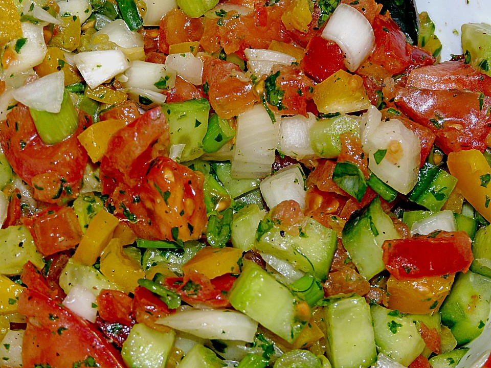 Israelischer Salat von Annelore | Chefkoch.de