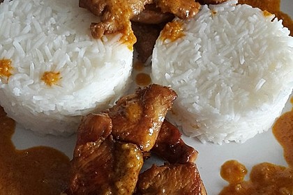 Hähnchen-Saté mit Erdnusssauce 3