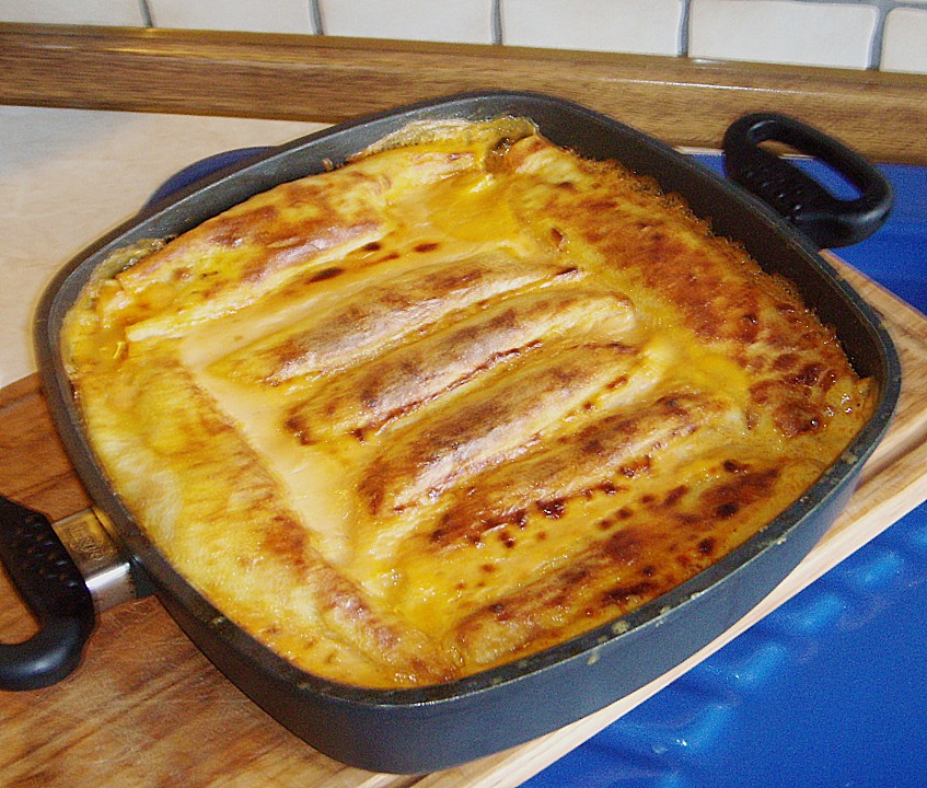 Chinakohl-Pfannkuchen mit Hackfleisch und Zwiebeln