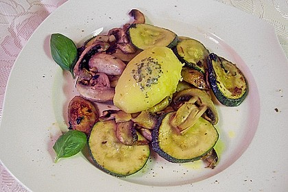 Zucchini - Champignon - Pfanne 18