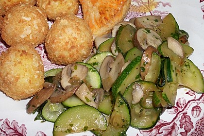 Zucchini - Champignon - Pfanne 6