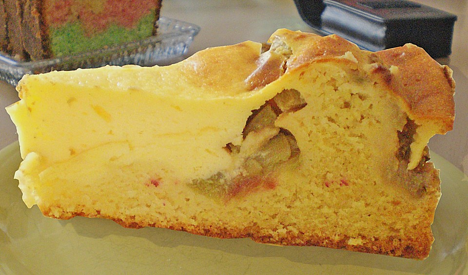 Rhabarberkuchen mit Schmandguss von Alwine71 | Chefkoch.de