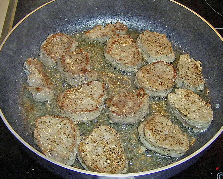 Überbackenes Schweinefilet mit Äpfeln von Pusteblume2 | Chefkoch.de