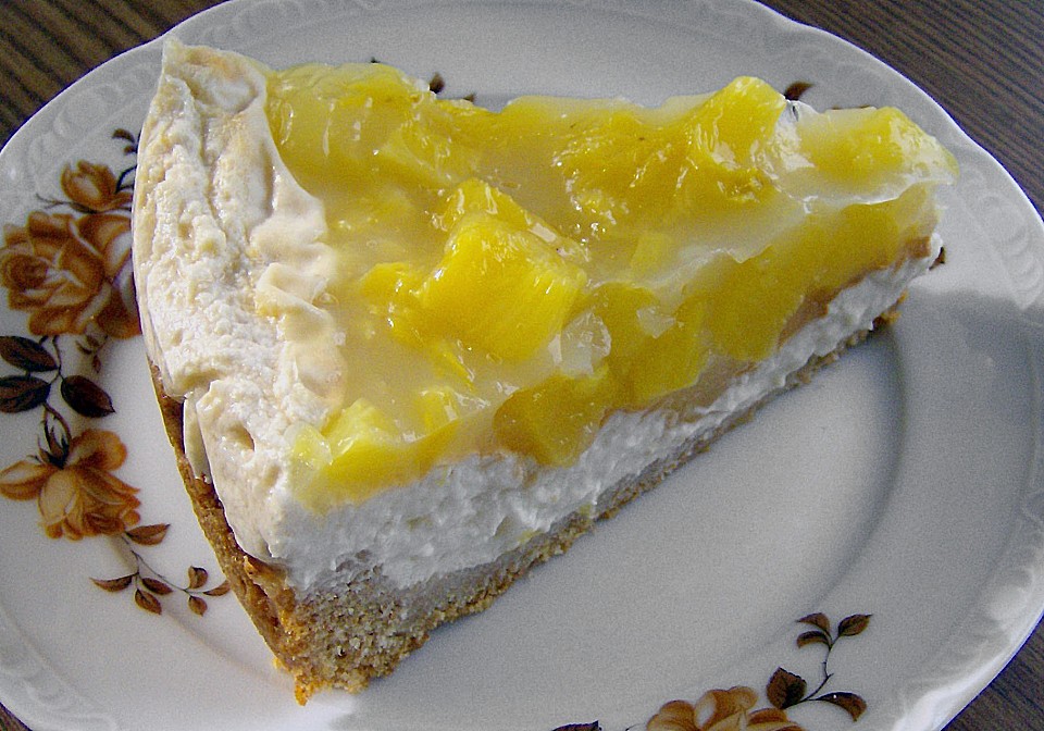 Schmandtorte mit Ananas von bigbluebeauty | Chefkoch.de