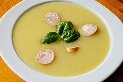 Zucchini - Kartoffelcreme Suppe 4