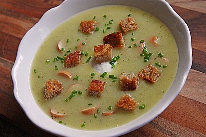 Zucchini - Kartoffelcreme Suppe 2