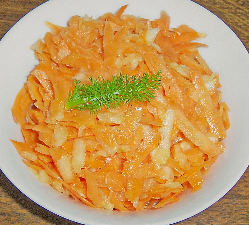 Möhren - Apfel - Rohkostsalat von sam23 | Chefkoch.de