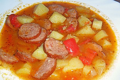 Ungarische Kartoffelsuppe 6