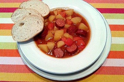 Ungarische Kartoffelsuppe