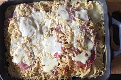 Spaghetti - Auflauf mit Speck 62
