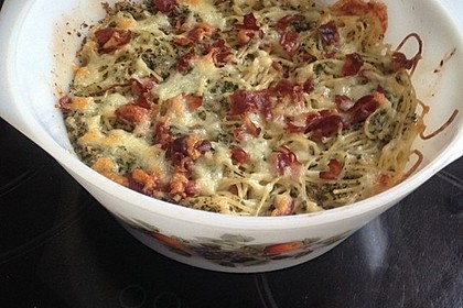 Spaghetti - Auflauf mit Speck 26