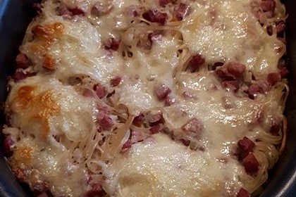 Spaghetti - Auflauf mit Speck 63