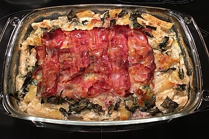 Spaghetti - Auflauf mit Speck 25