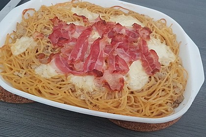 Spaghetti - Auflauf mit Speck 28