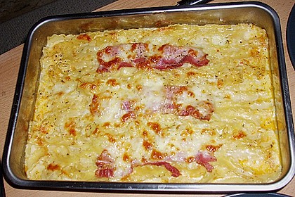 Spaghetti - Auflauf mit Speck 29