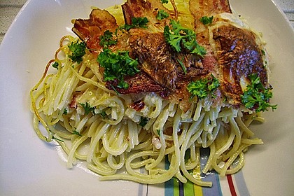 Spaghetti - Auflauf mit Speck 10