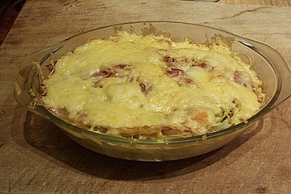 Spaghetti - Auflauf mit Speck 45
