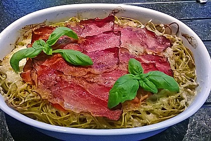 Spaghetti - Auflauf mit Speck 41