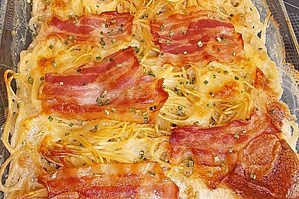 Spaghetti - Auflauf mit Speck 16