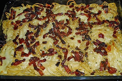 Spaghetti - Auflauf mit Speck 76