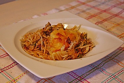 Spaghetti - Auflauf mit Speck 31