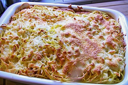 Spaghetti - Auflauf mit Speck 18